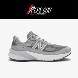 Sepatu New Balance 990V6 990 V6 Made in USA Grey White Authentic
