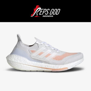 Adidas Ultraboost 21 2021 Crystal White Glow Pink Authentic