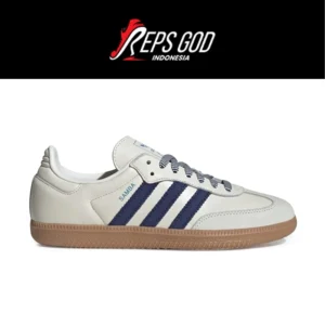 Sepatu Adidas Samba OG Dark Blue Clear Sky Sneakers Authentic