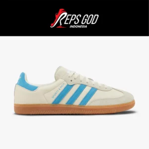 Adidas Samba OG Sporty & Rich Cream Blue Cream White Blue Rush Authentic