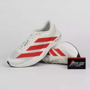 Sepatu Adizero EVO SL White Red To Run is To Live Sneakers Authentic