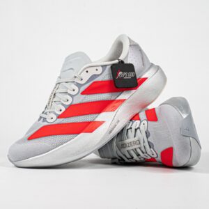 Sepatu Adidas Adizero EVO SL Silver Metallic Red Sneakers Authentic