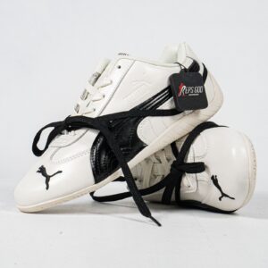 Sepatu Puma Speedcat x ROSE Leather Women White Black Laces Sneakers Authentic