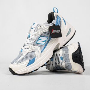 Sepatu New Balance NB 530 Steel Blue Grey White Blue Sneakers Authentic