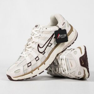 Sepatu P-6000 P6000 Earth Sail Light Bone White Brown Sneakers Authentic