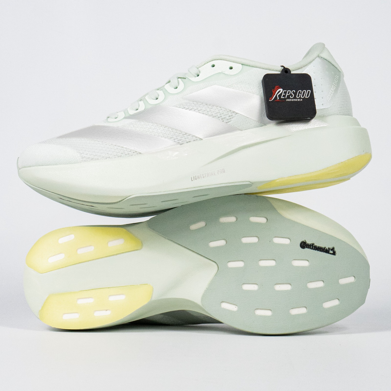 Sepatu Adidas Adizero EVO SL Crystal Jade Pearl Sneakers Casual Sport Olahraga Wanita Outdoor Indoor - Image 3