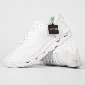 Sepatu On Cloud On The Roger White Sneakers Casual Olahraga Wanita Pria Tennis Padel Gym Outdoor Indoor