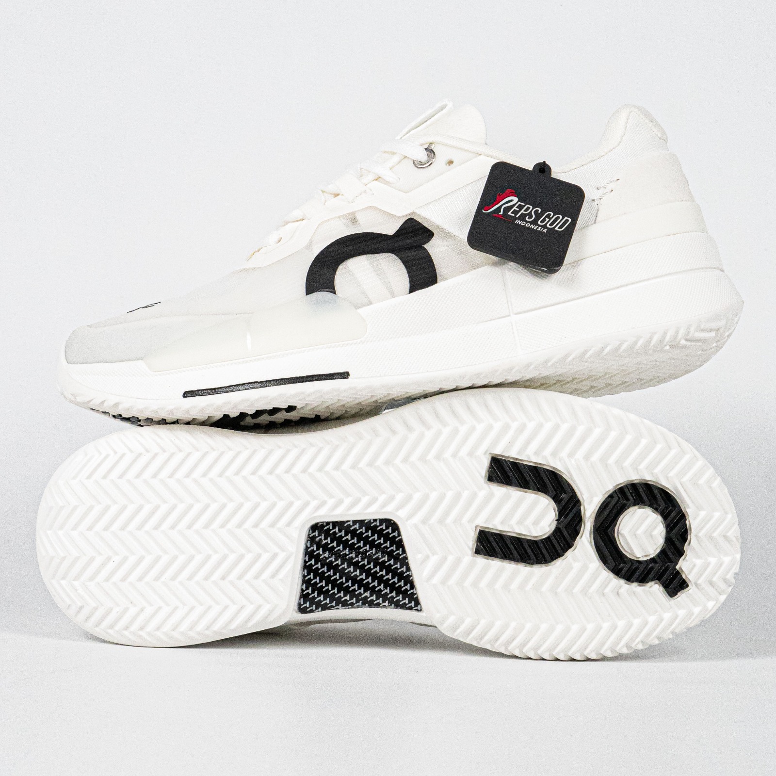 Sepatu On Cloud On The Roger Pro 2 All White Sneakers Casual Olahraga Wanita Pria Outdoor Indoor Padel Tenis - Image 4