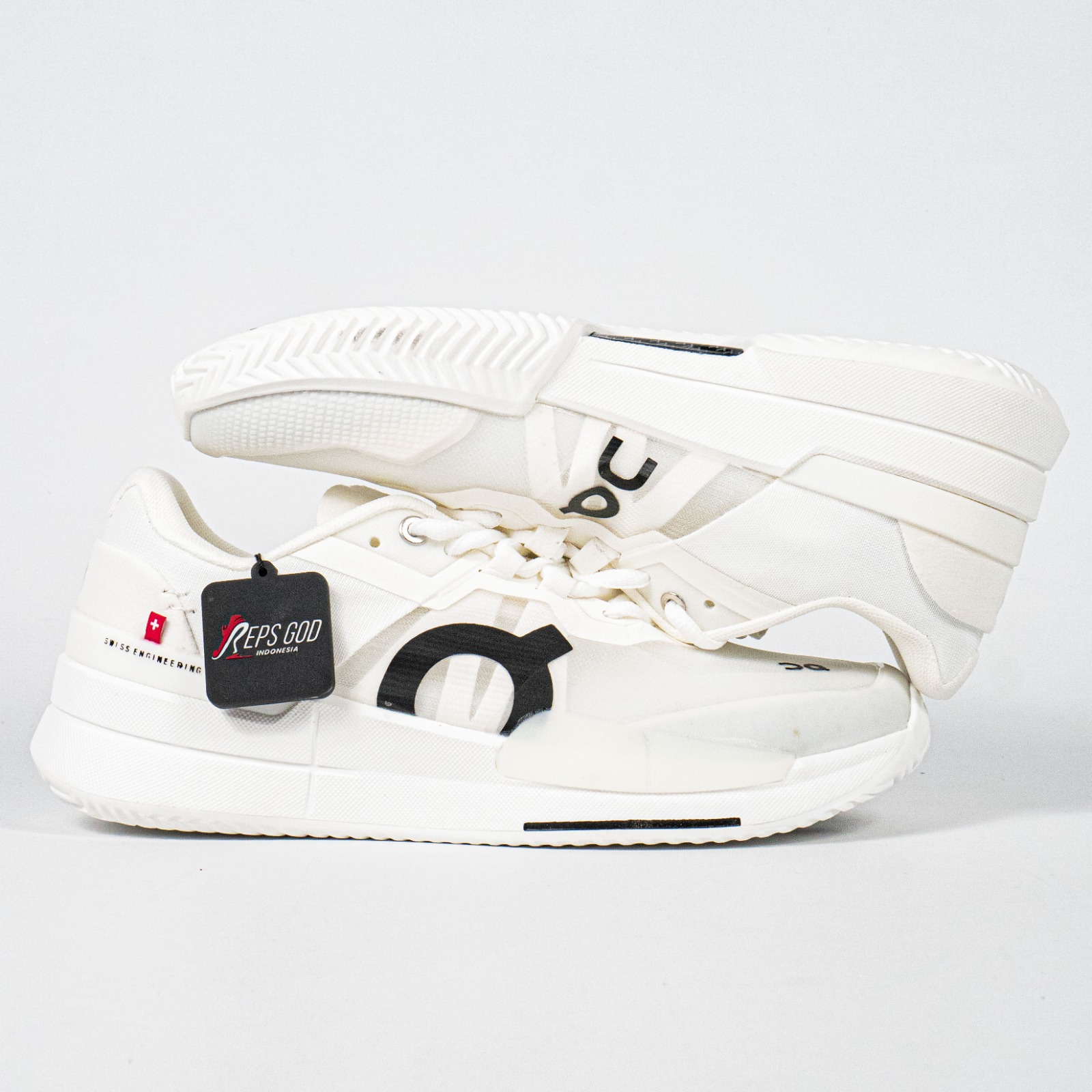 Sepatu On Cloud On The Roger Pro 2 All White Sneakers Casual Olahraga Wanita Pria Outdoor Indoor Padel Tenis - Image 5