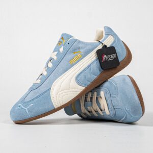 Sepatu Puma Speedcat OG Faded Haute Tropic Blue Alpine Snow Sneakers Casual Olahraga Wanita Pria Outdoor Indoor