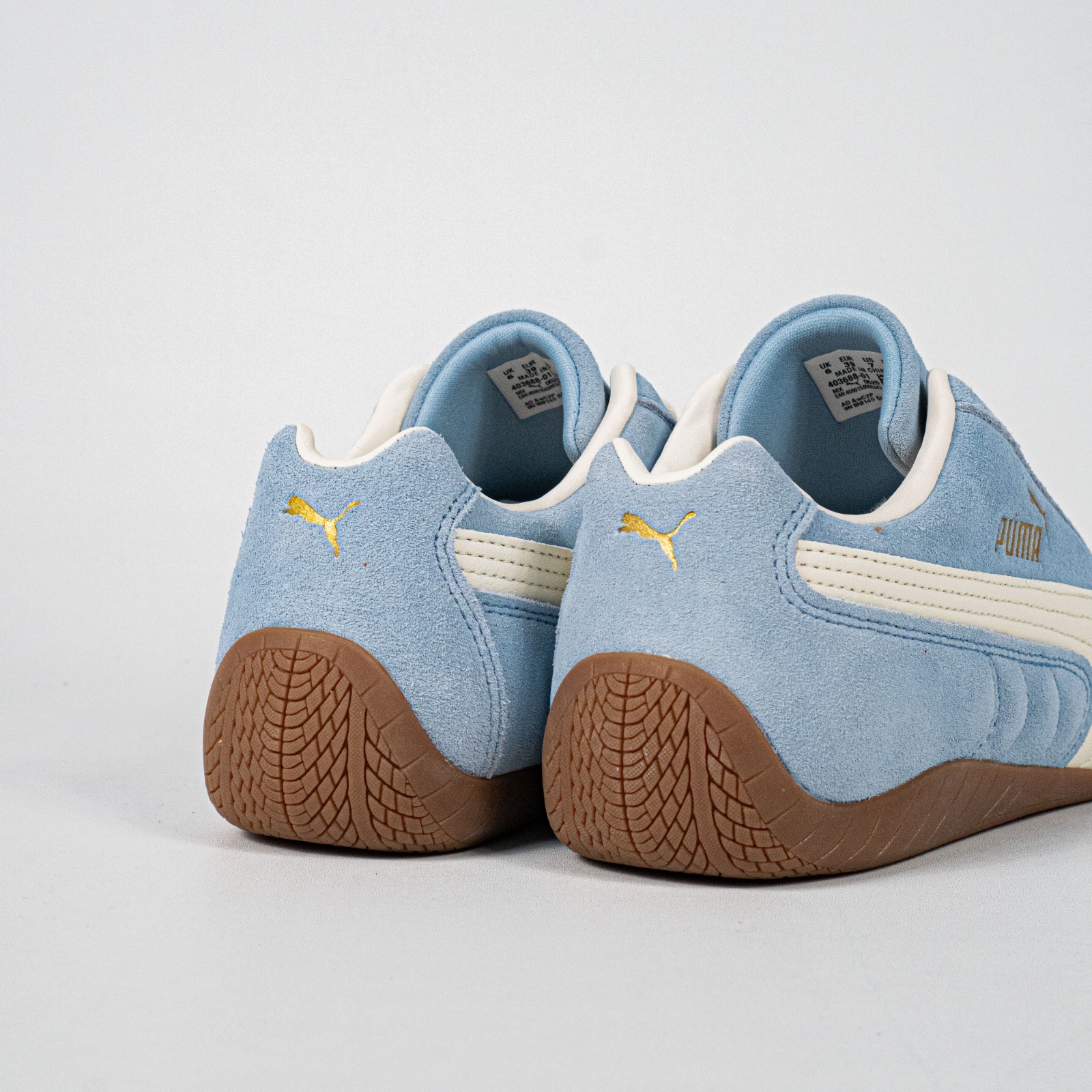 Sepatu Puma Speedcat OG Faded Haute Tropic Blue Alpine Snow Sneakers Casual Olahraga Wanita Pria Outdoor Indoor - Image 3