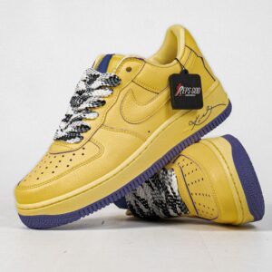 Sepatu Nike Air Force 1 Low Protro Kobe Bryant Mamba Soft Yellow Sneakers Authentic
