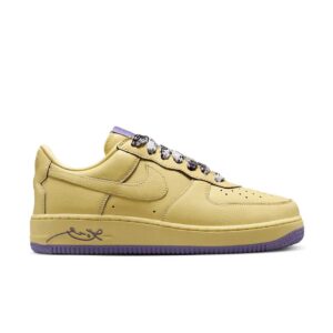 Sepatu Nike Air Force 1 Low Protro Kobe Bryant Mamba Soft Yellow Sneakers Authentic
