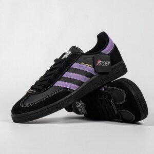 Sepatu Adidas Handball Spezial Ozzy Osbourne Birmingham Black Purple Casual Sneakers Pria
