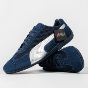 Sepatu Puma Speedcat PRM Navy Matte Silver Sneakers Casual Pria Wanita Authentic