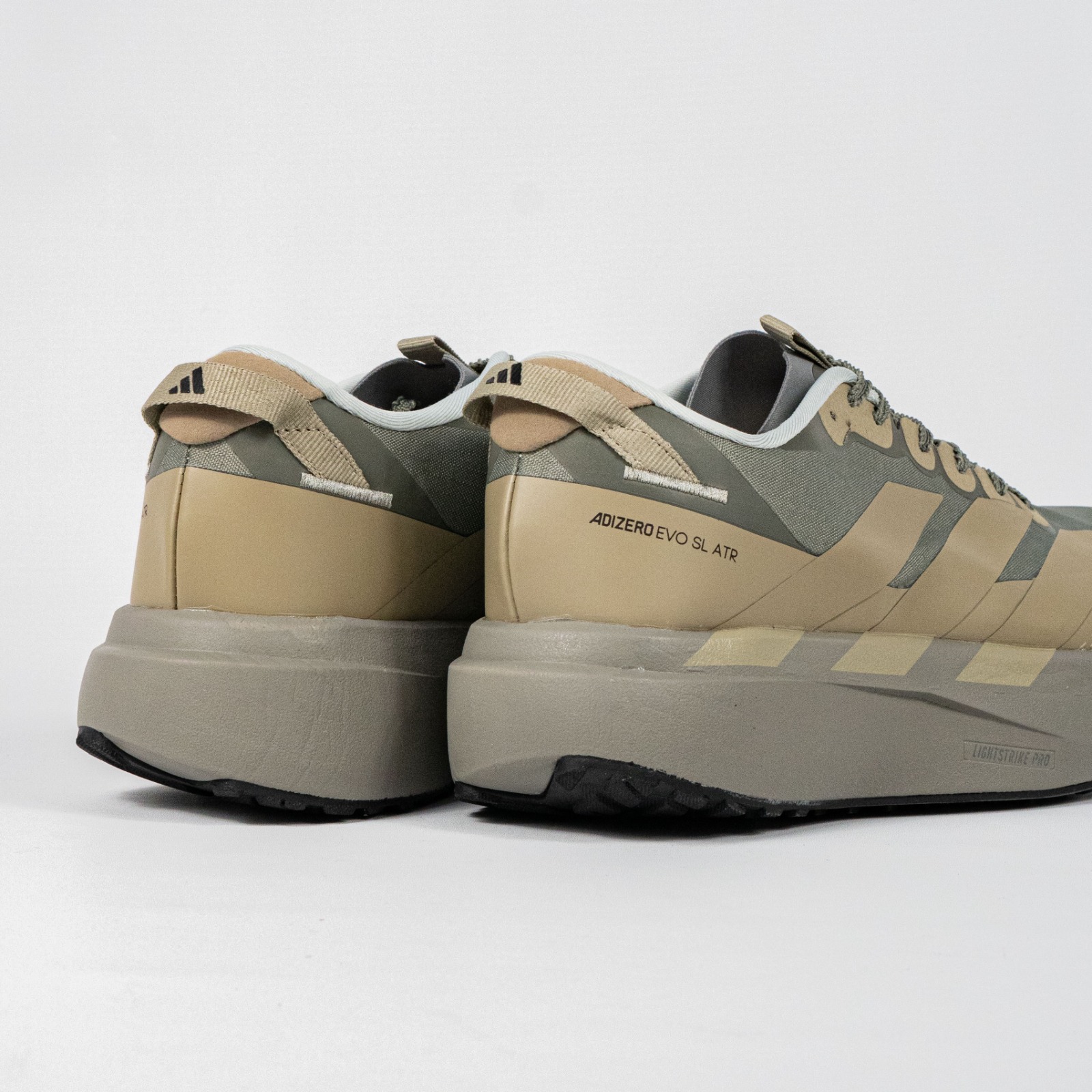 Sepatu Adidas Adizero EVO SL ATR Sesame Ash Sneakers Authentic - Image 3