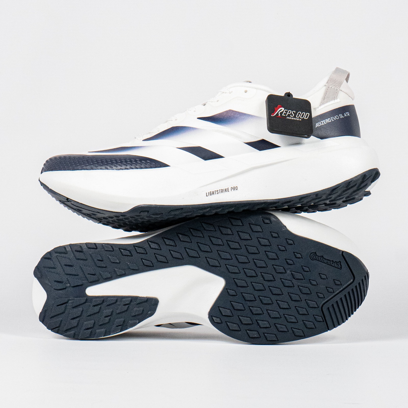 Sepatu Adidas Adizero EVO SL ATR White Gradient Sneakers Authentic - Image 4