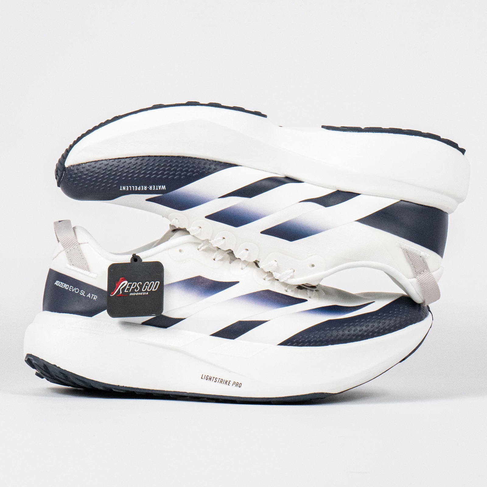 Sepatu Adidas Adizero EVO SL ATR White Gradient Sneakers Authentic - Image 5