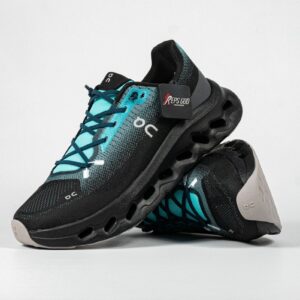 Sepatu On Running Cloudtilt Aqua Iron Moon Blue Sneakers Authentic