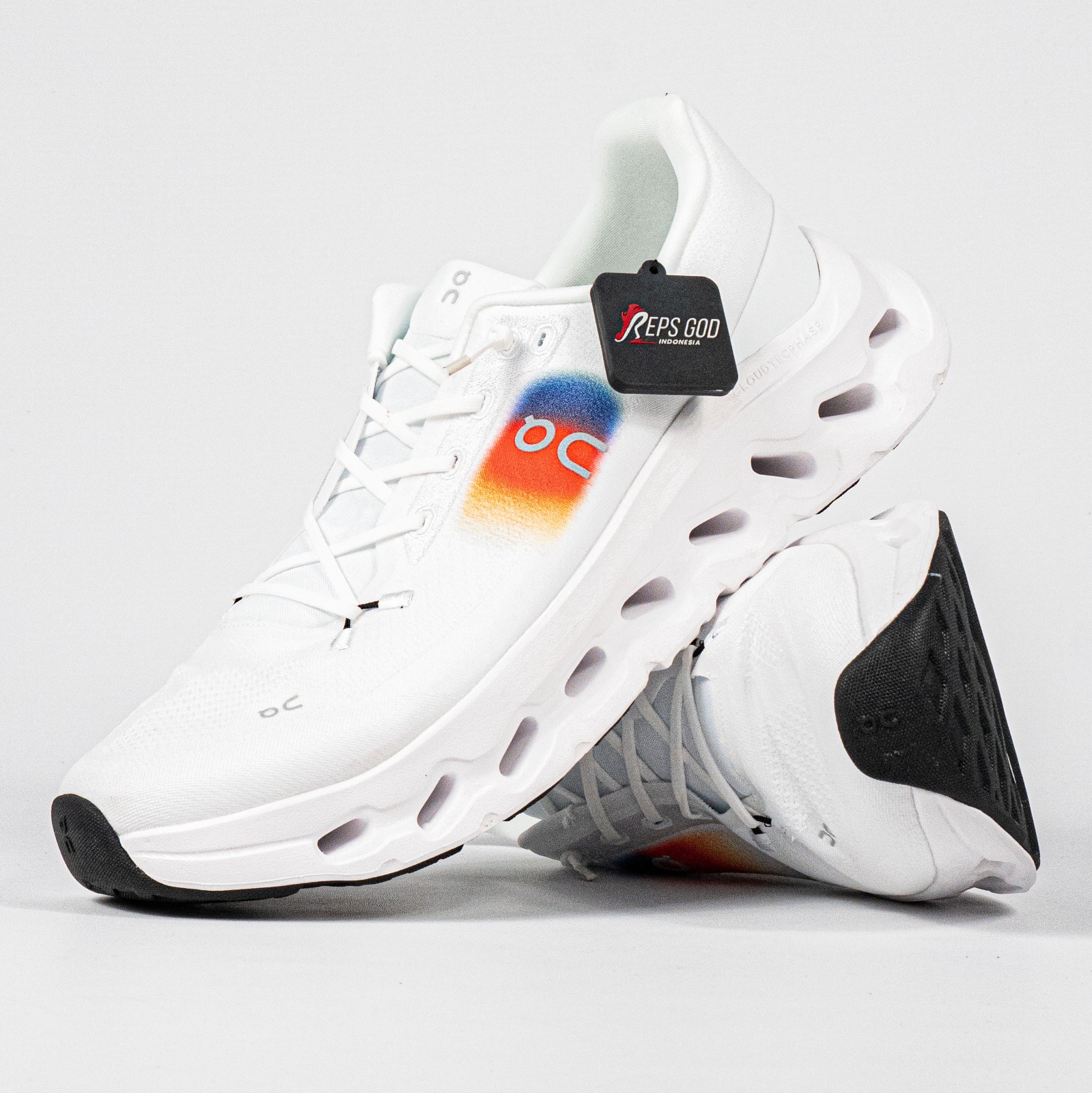 Sepatu On Running Cloudtilt Swiss Olympic Undyed White Sneakers Authentic