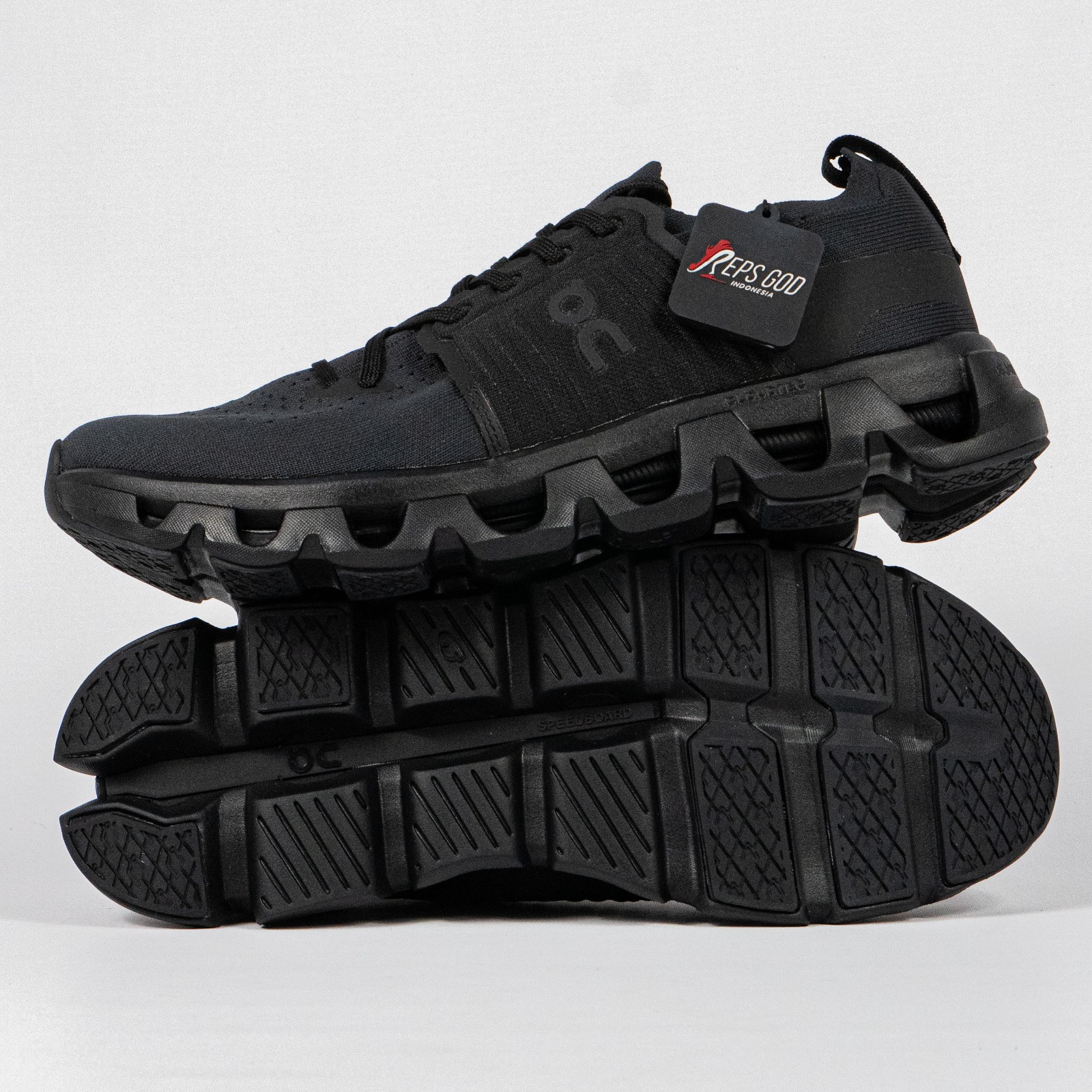 Sepatu On Cloudswift 4 Black Eclipse Sneakers Authentic - Image 2