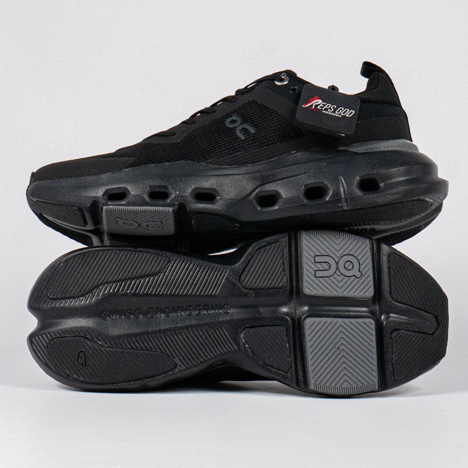 Sepatu On Cloudpulse Next Black Stone Sneakers Authentic - Image 3