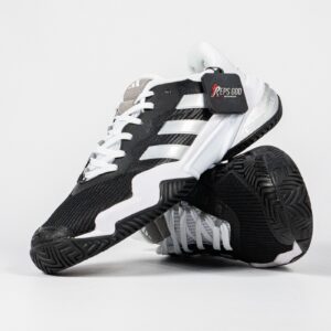 Sepatu Adidas Barricade 13 Core Black Cloud White Grey Three Sneakers Authentic