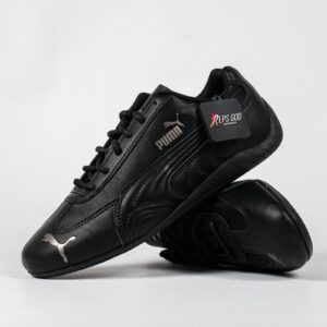 Sepatu Puma Speedcat Femme Black Aged Silver Sneakers Authentic
