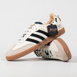 Sepatu Adidas Samba Disney 101 Dalmatians Cloud White Black Gold Casual Sneakers Unisex Sepatu Kasual Pria Wanita