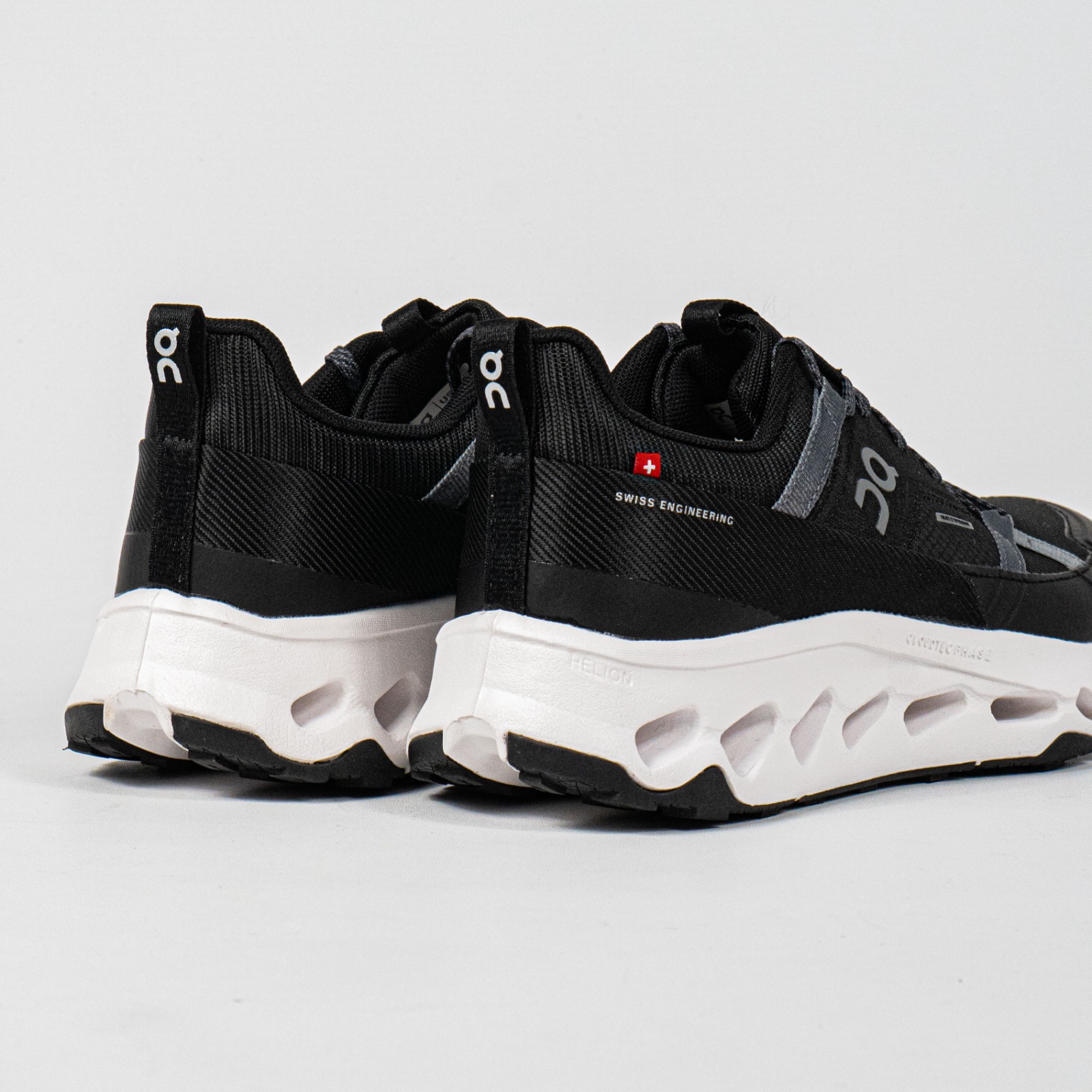 Sepatu On Running Cloudhorizon Waterproof Black White Sneakers Unisex Sepatu Lari Olahraga Gym Pria Wanita - Image 3
