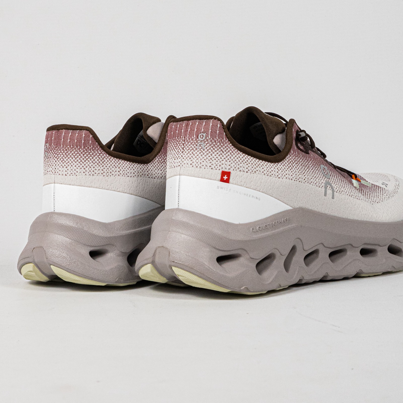 Sepatu On Running Cloudtilt Quartz Pearl Ivory Brown Sneakers Unisex Sepatu Lari Olahraga Gym Pria Wanita - Image 3