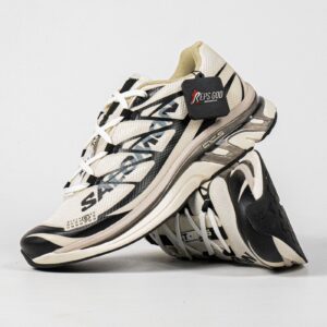 Sepatu Salomon XT MM6 Maison Margiela Vanilla Ice Black Green Haze Outdoor Trail Running Sneakers Unisex Sepatu Lari Olahraga Gym Pria Wanita
