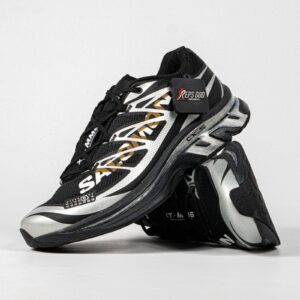 Sepatu Salomon XT MM6 Maison Margiela Black Silver Phantom Outdoor Trail Running Sneakers Unisex Sepatu Lari Olahraga Gym Pria Wanita