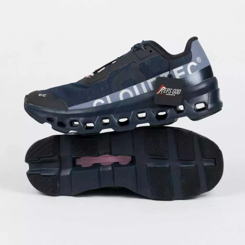 Sepatu On Running On Cloudmonster Void Atmos Yozakura Navy Sneakers Authentic - Image 2