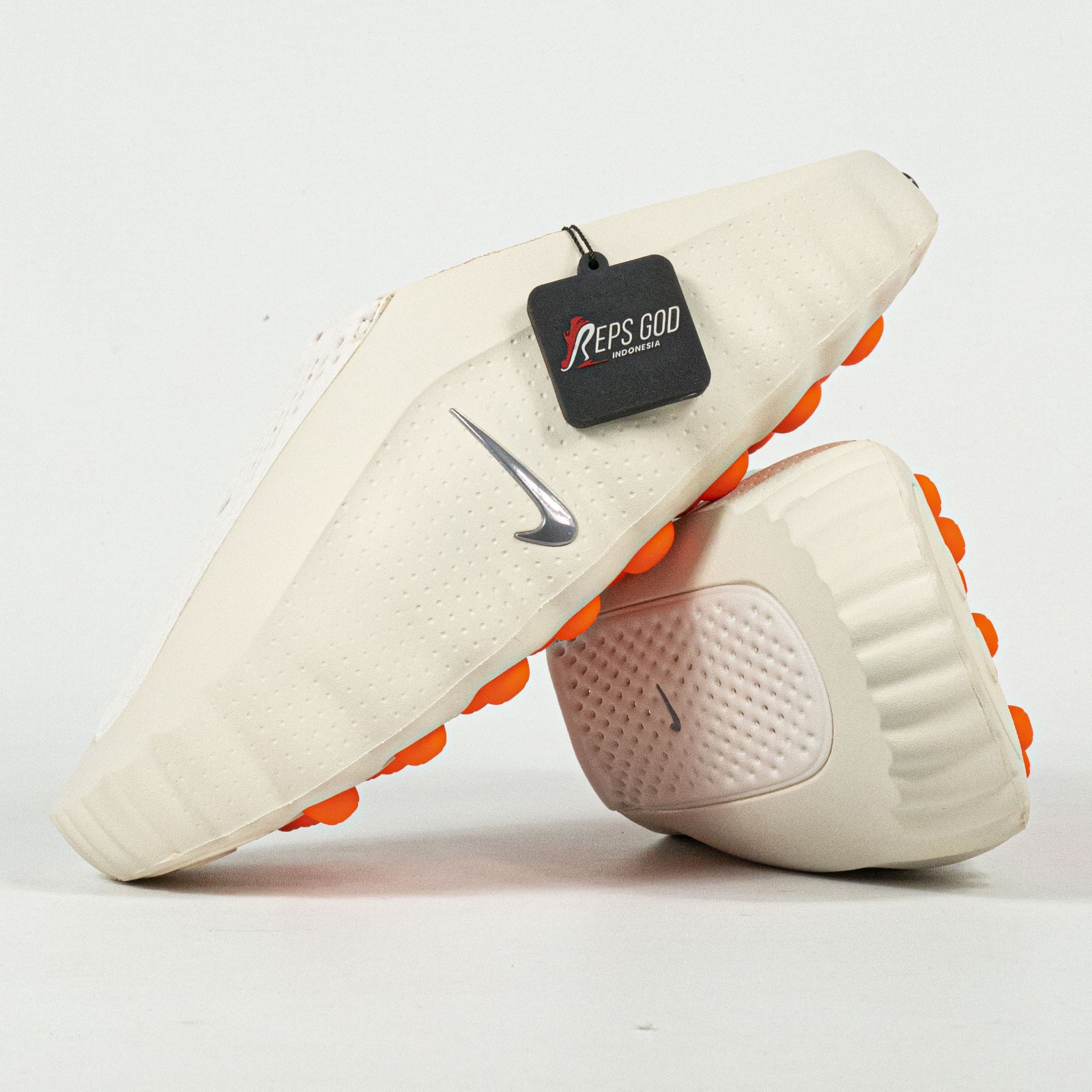 Sandal Nike Mind 001 Light Bone Chrome Sendal Pria Wanita