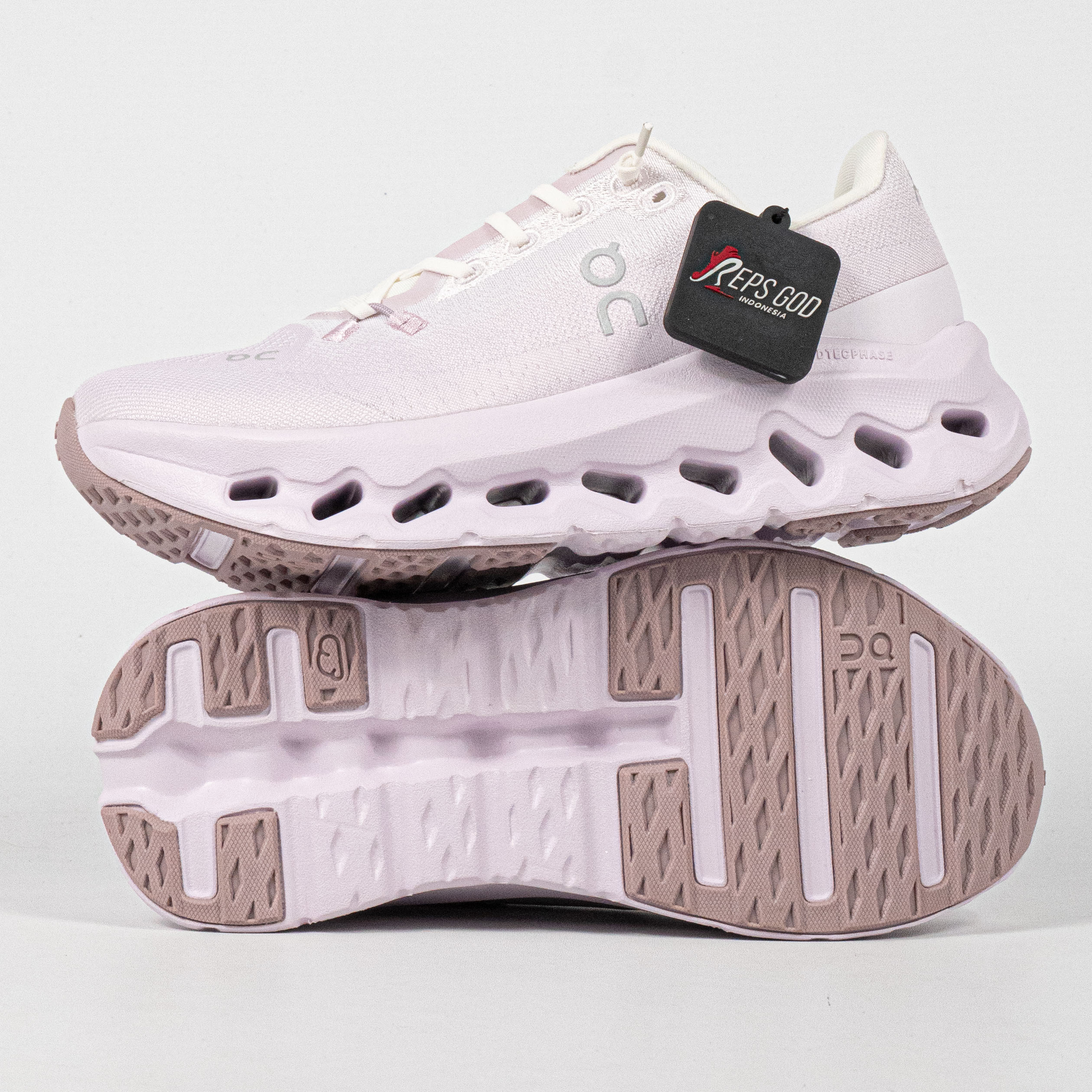 Sepatu On Cloudtilt Ivory Orchid Pink Unisex Running Sneakers Pria Wanita Sepatu Lari Olahraga Gym - Image 2