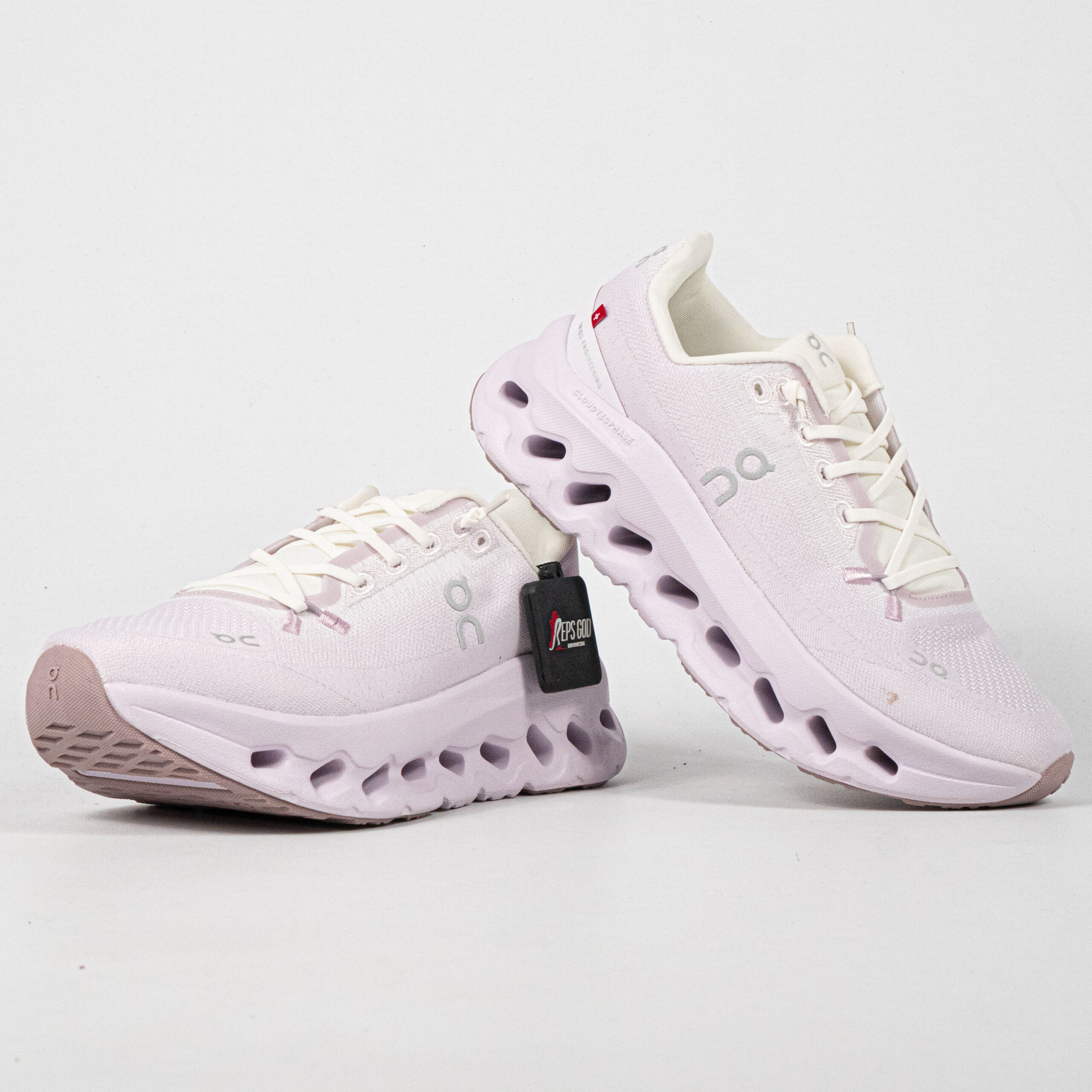 Sepatu On Cloudtilt Ivory Orchid Pink Unisex Running Sneakers Pria Wanita Sepatu Lari Olahraga Gym - Image 5