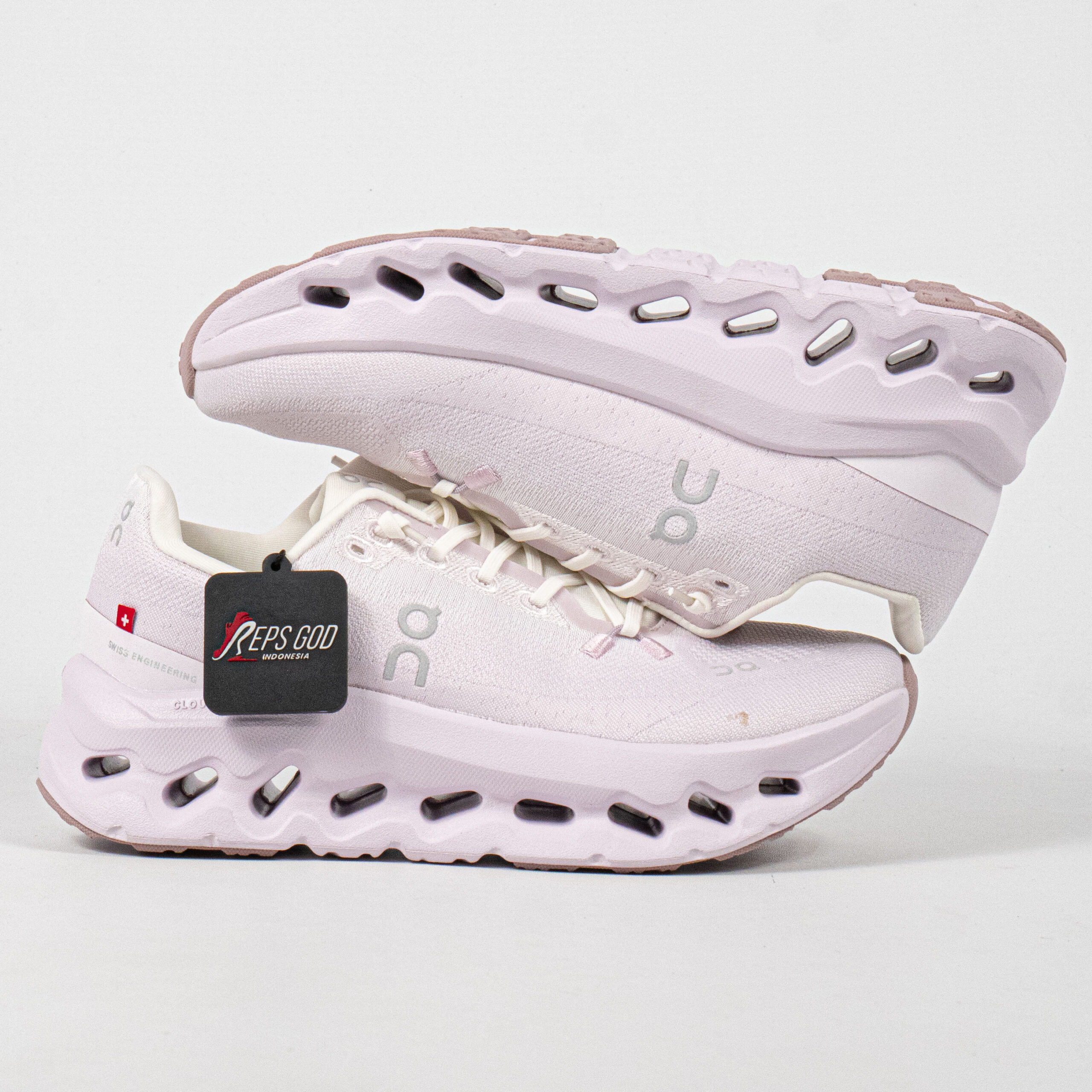 Sepatu On Cloudtilt Ivory Orchid Pink Unisex Running Sneakers Pria Wanita Sepatu Lari Olahraga Gym - Image 4
