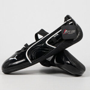 Sepatu Puma Speedcat Ballet Black Glossy Women Casual Sneakers Wanita Sepatu Kasual