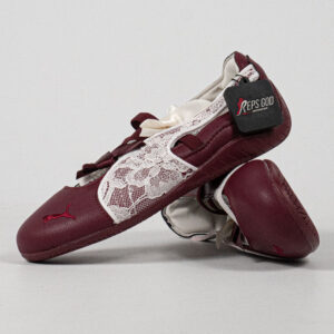Sepatu Puma Speedcat Ballet Lace Ruby Shimmer Maroon Women Casual Sneakers Wanita Sepatu Kasual