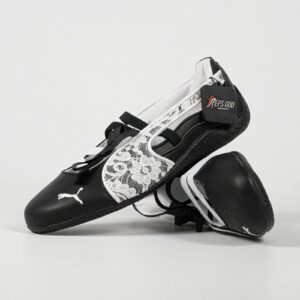 Sepatu Puma Speedcat Ballet Lace Black White Casual Women Shoes Sepatu Kasual Wanita