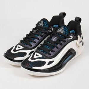 Sepatu Peak Andrew Wiggins AW 4 Black White Men's Basketball Sport Shoes Sepatu Olahraga Basket Pria