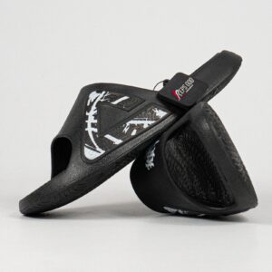Sandal Peak Tai-Chi Slides Black White Unisex Slipper Sendal Pria Wanita