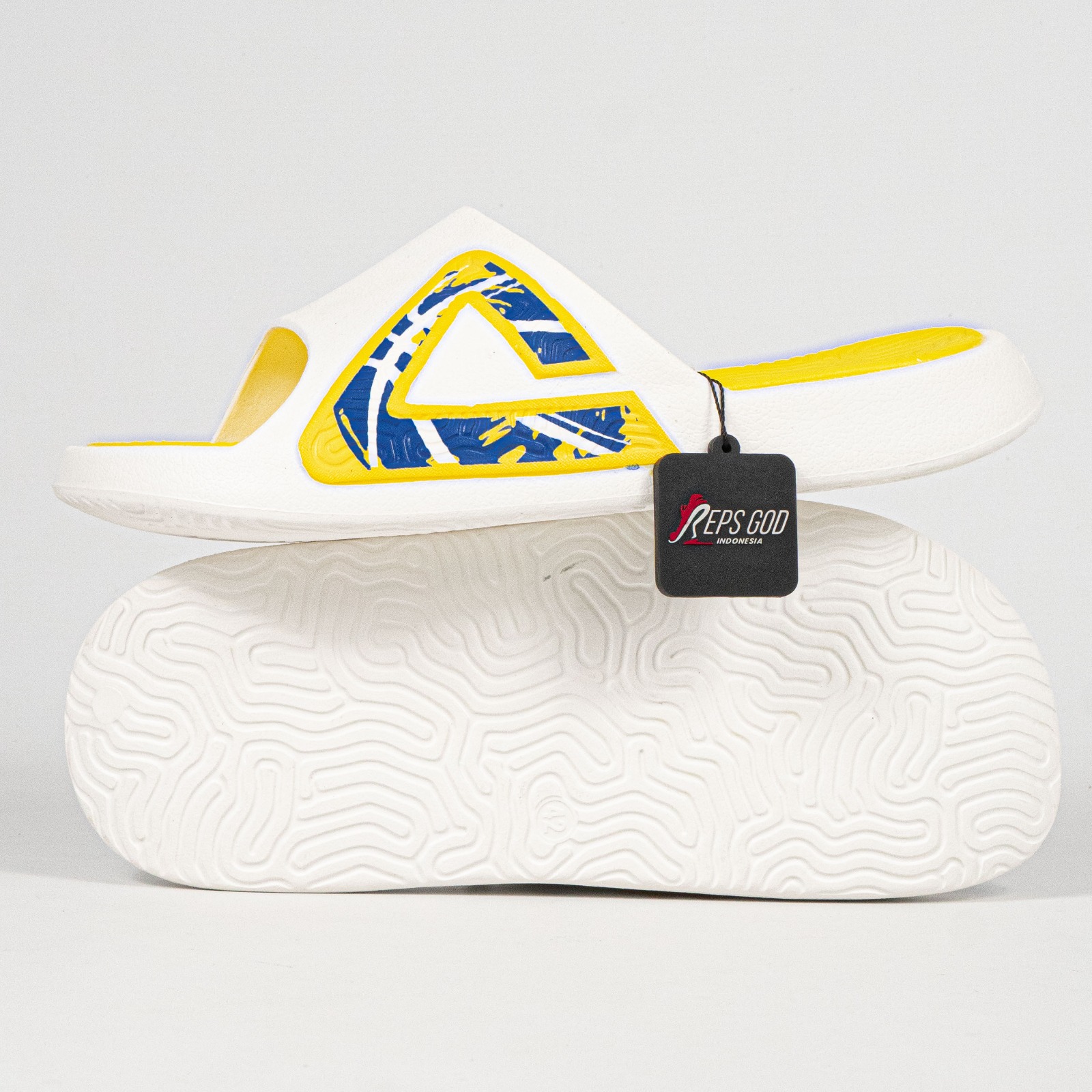 Sandal Peak Tai-Chi Slides White Royal Blue Orange Unisex Slipper Sendal Pria Wanita - Image 2