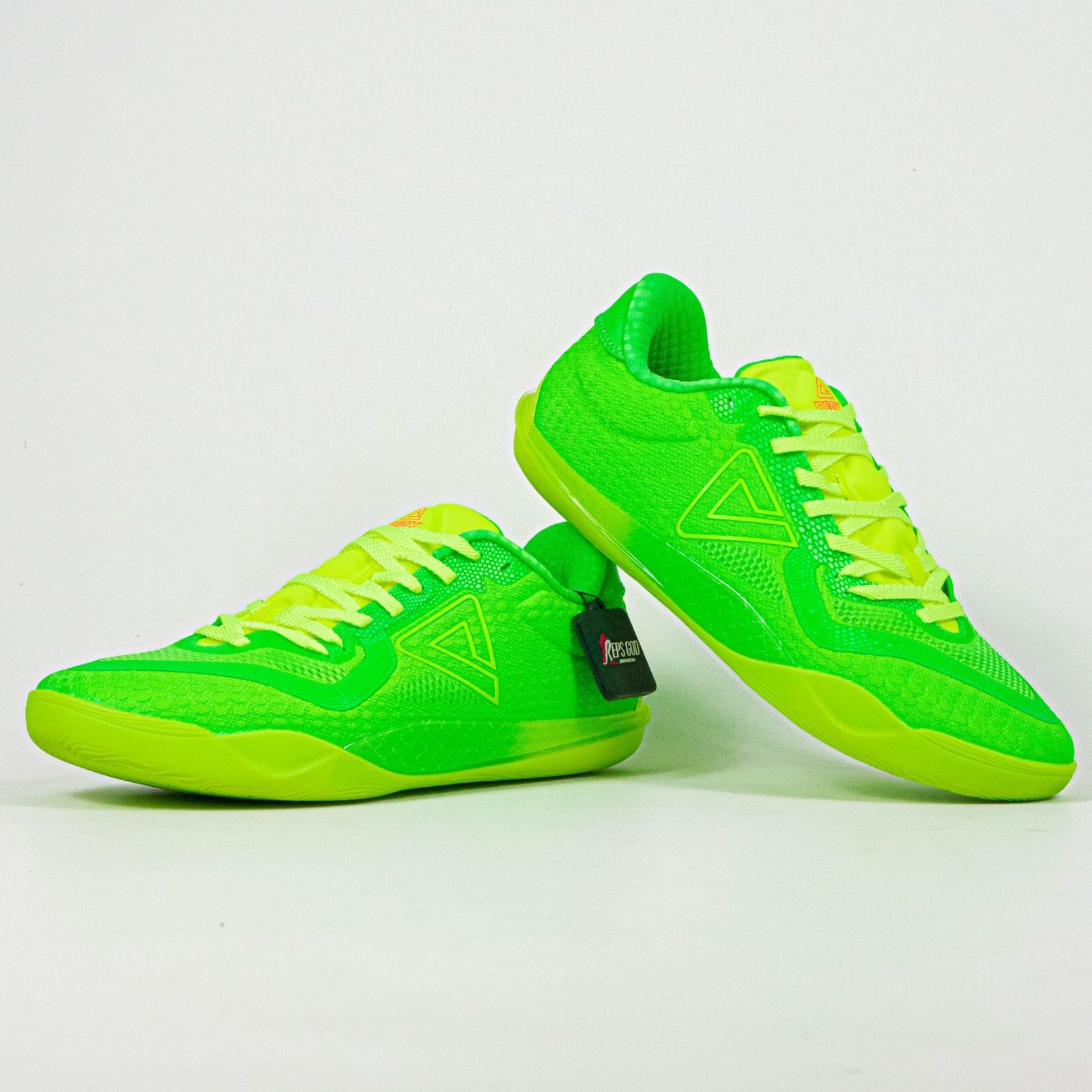 Sepatu Peak Tai-Chi Wu Shuang Supreme EX Grinch Green Men's Basketball Sport Shoes Sepatu Olahraga Basket Pria - Image 5