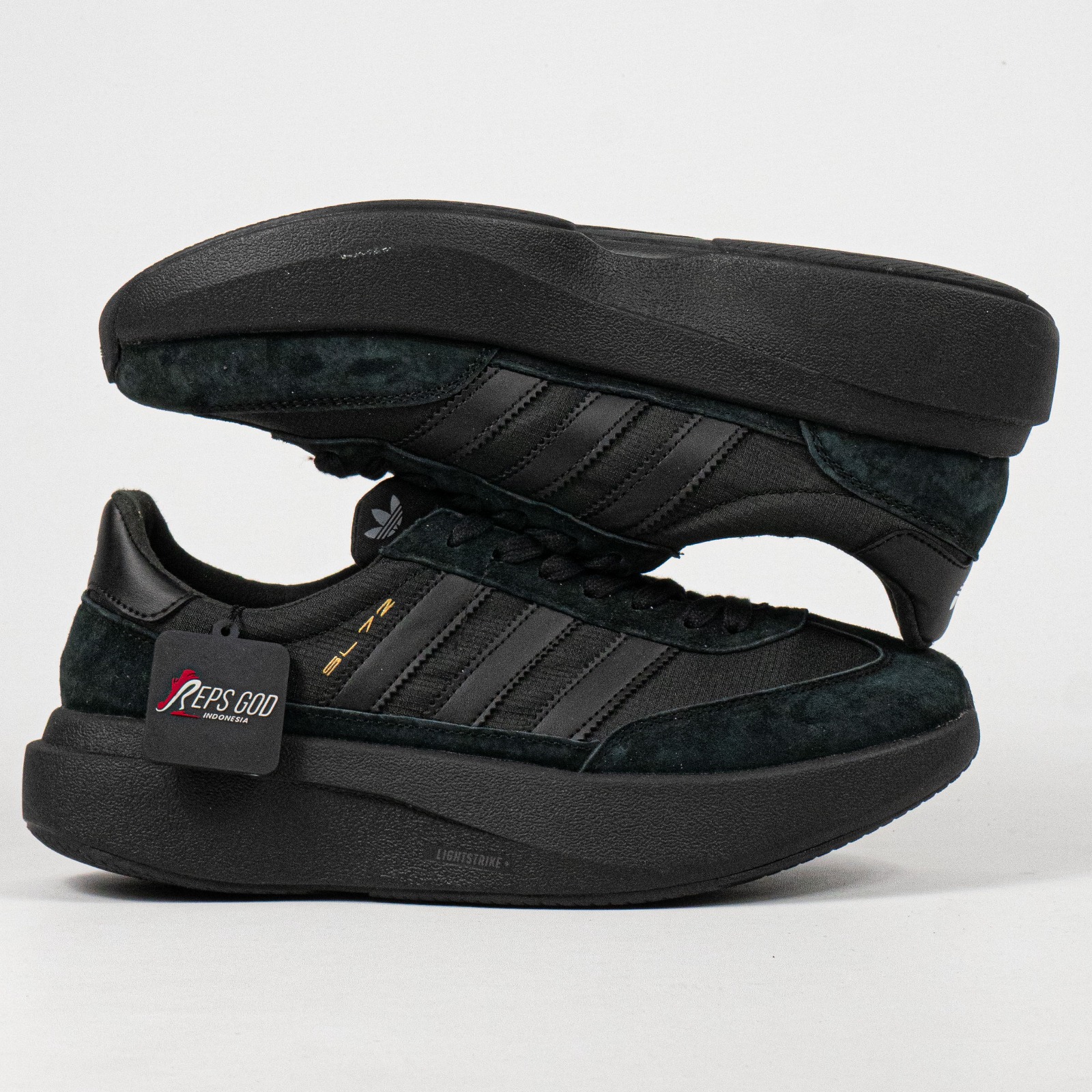 Sepatu Adidas SL 72 Pro All Black Casual Sneakers Unisex Sepatu Kasual Pria Wanita - Image 2