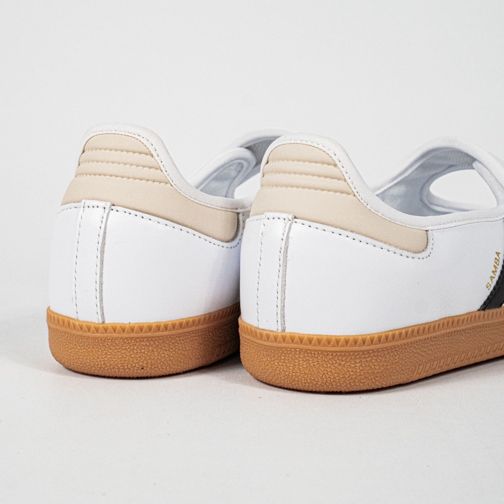 Sepatu Adidas Samba OG Mary Jane Cloud White Black Sneakers Authentic - Image 4