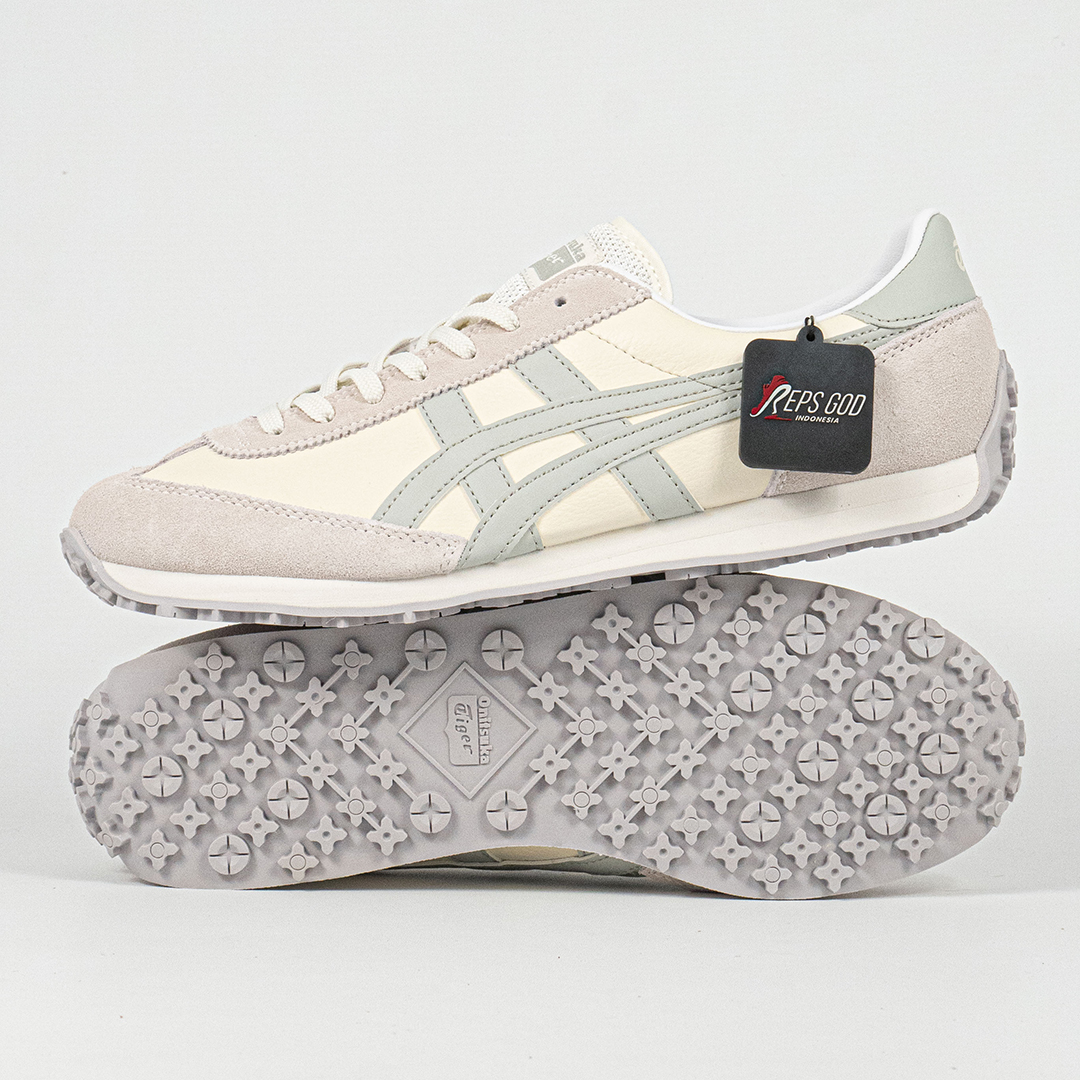 Sepatu Onitsuka Tiger EDR 78 Grey Oyster Cream Unisex Sneakers Casual Authentic - Image 2