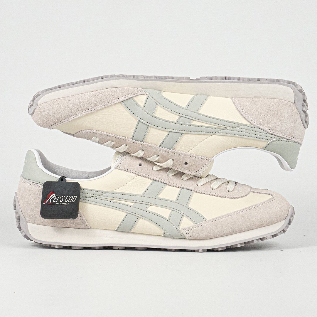 Sepatu Onitsuka Tiger EDR 78 Grey Oyster Cream Unisex Sneakers Casual Authentic - Image 4