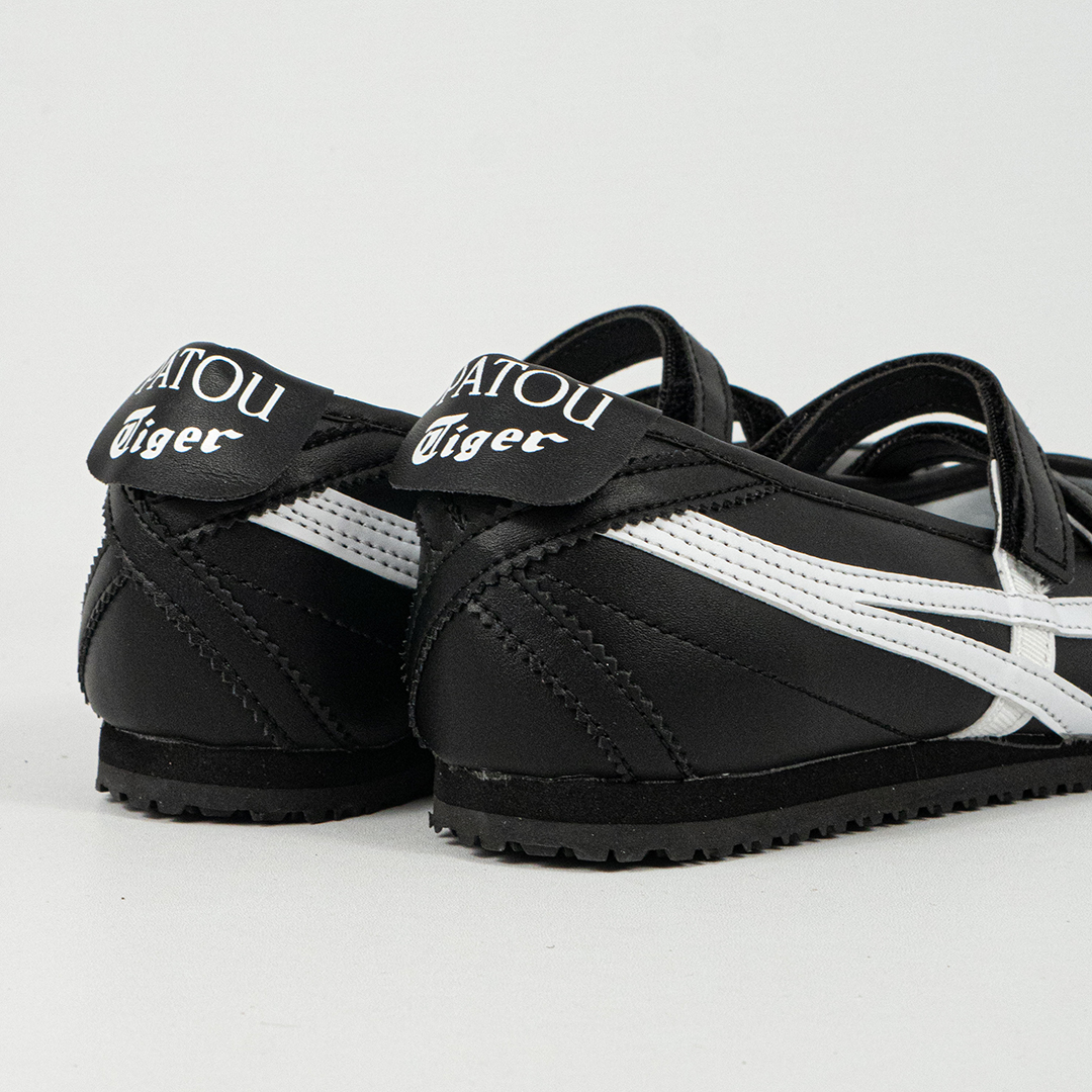 Sepatu Onitsuka Tiger Mexico 66 Patou Ballerina Black White Unisex Sneakers Casual Authentic - Image 3